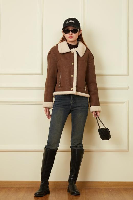 LNNNS 仿皮毛一体夹克外套 19792 商品图2