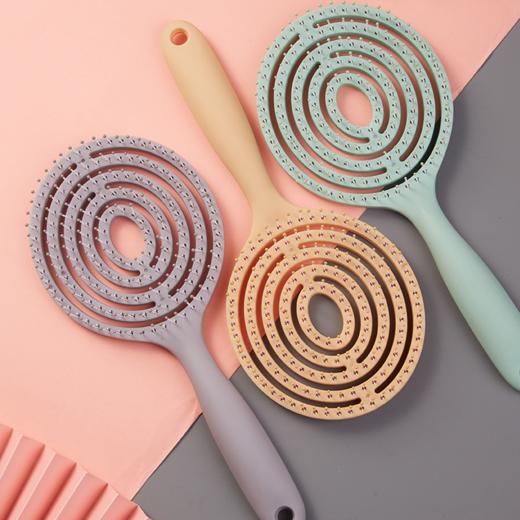 【12元会员福利】悠悠一品甜甜圈蓬松梳子（咖）L-B080   商品图0