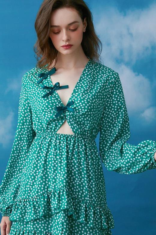 komello 小性感波点连衣裙 14610 商品图3