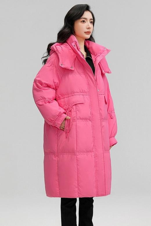 HAYES 长款连帽白鸭绒外套 19815 商品图1