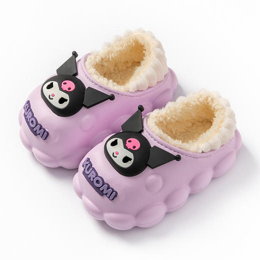 【超可爱的棉拖鞋！防滑防水暖乎乎~】冬季儿童拖鞋男女童亲子大中小童包跟防滑防水保暖加绒宝宝棉鞋-QQ 商品图6