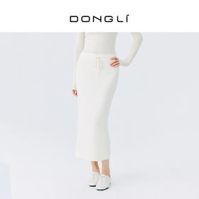 东黎 • 小山羊绒女士秋冬气质一步裙 21F15