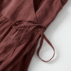 ROMI STUDIO “浓情波尔多” 莱赛尔苎麻混纺砂洗斜襟背心24SST1092 商品缩略图3