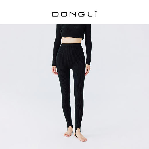 东黎 • 山羊绒女士秋冬修身显瘦保暖时尚连体踩脚裤袜 2002 商品图0