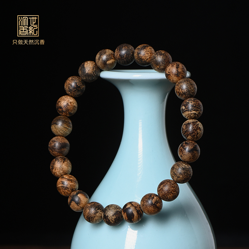 天然达拉干沉香手串 8.8mm*23颗 7.6克 SP9651