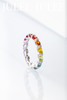 JULEE JULEE茱俪珠宝  18K白金彩虹蓝宝石戒指 商品缩略图2