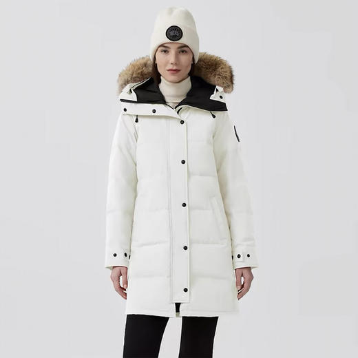 【95新】Canada Goose加拿大鹅3802L白色Shelburne修身款派克大衣连帽羽绒服女士S码现售价：4700！221124TJ18 商品图6