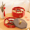 【喜庆佳品！招财猫零食收纳盒】新年糖果盘家用客厅茶几水果盘干果坚果盘乔迁之喜新款新中式，一盘多用，满足您多样化需求。ry 商品缩略图1
