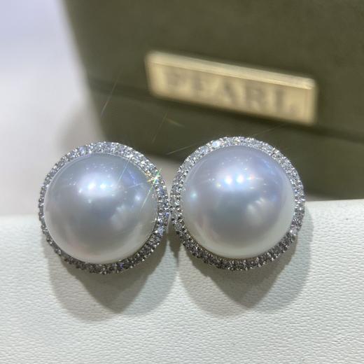 11mm-12mm澳白耳钉 商品图2