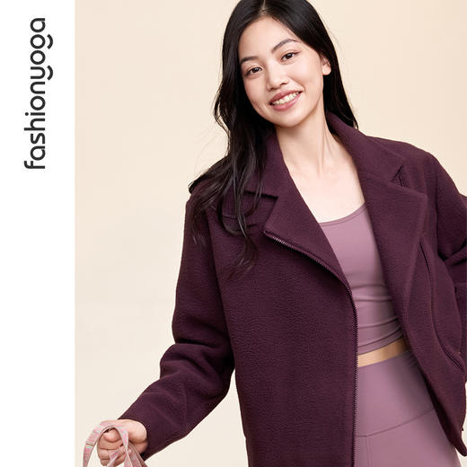 凡圣瑜伽泰迪绒休闲外套F14873 商品图10