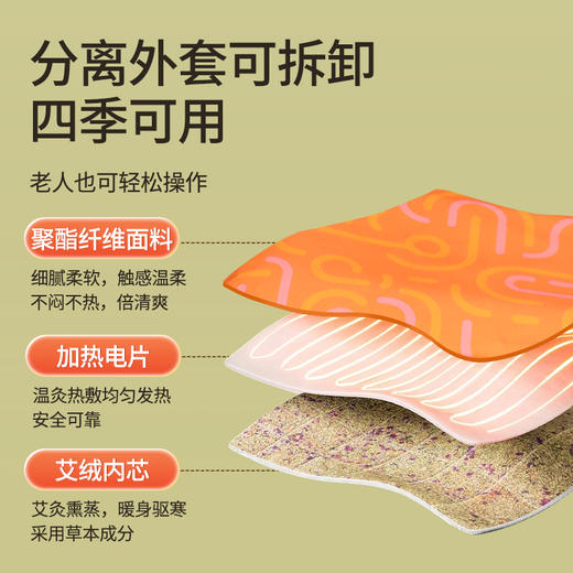 百年扁氏艾绒热敷坐垫 商品图3