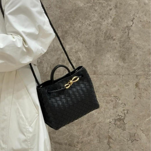 【顺丰包邮】43702 洛诗琳高定款时尚编织包单肩斜挎包可手提00411 商品图1