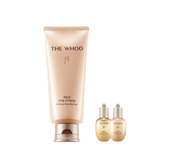 后拱辰享净澈洁面膏礼盒3件套（洁面180ml+水20ml+乳20ml）