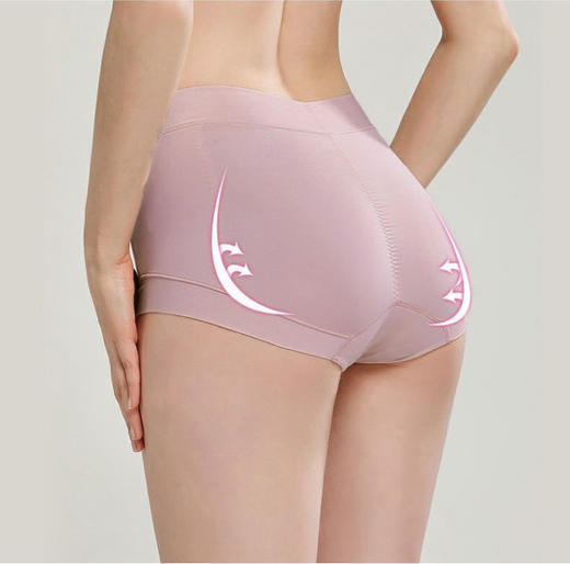 【特价捡漏 】官网739！两条装中腰美体塑身提臀棉裆平角裤女 柔弹无束缚内裤四角裤 商品图3