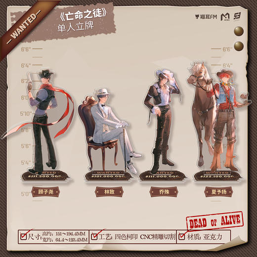 【现货】猫耳FM LASER《亡命之徒》系列周边 商品图2