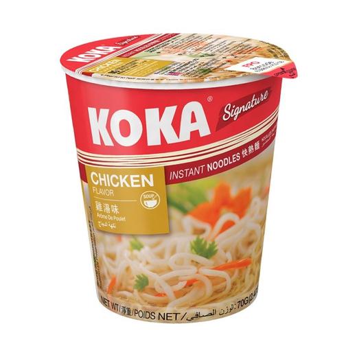 KOKA 鸡汤味快熟面杯装 70g/杯 商品图0