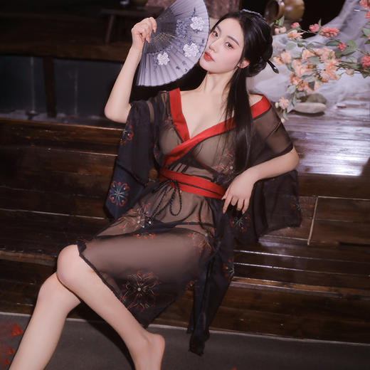 魅影印花和服套装6628 商品图0