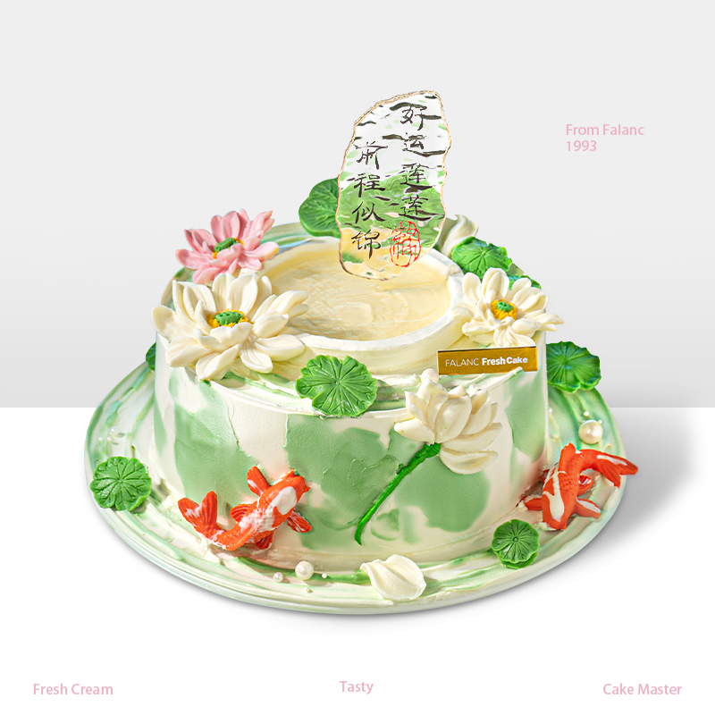 【荷塘月色】新中式国风荷塘 好运莲莲，前程似锦