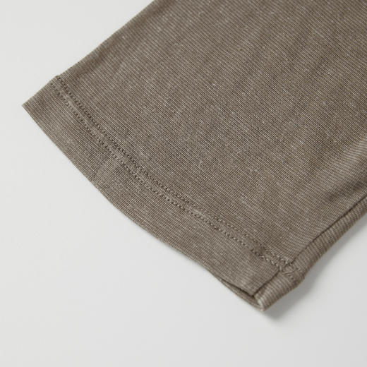 ROMI STUDIO“简约生活”桑蚕丝醋酸亚麻混纺针织长袖T恤24SST1003 商品图3