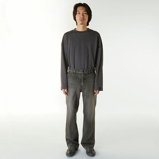 N.HOOLYWOOD PANTS 立体剪裁水洗牛仔裤 商品图1