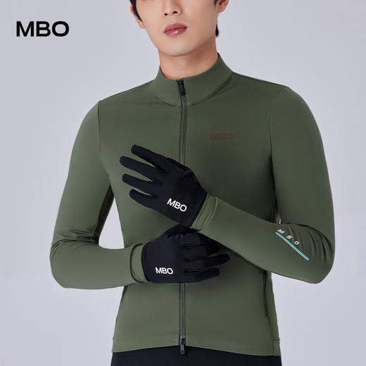 MBO男女通用防风缓震保暖抓绒长指骑行手套AG181户外手套（经销商专拍链接，非经销商拍单不发货） 商品图1