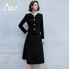 AD高级感小V领西装套装裙女2024新款短外套收腰西服裙子两件套秋 商品缩略图1