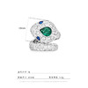 铜合金合成锆石戒指 时尚欧美时潮臻奢蛇形戒指11018JG 商品缩略图3