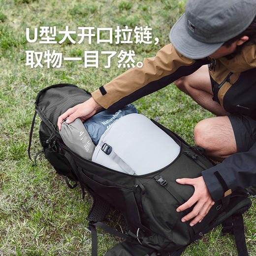 Naturehike挪客氦系列70L专业徒步登山包CNK2450XB014 商品图3