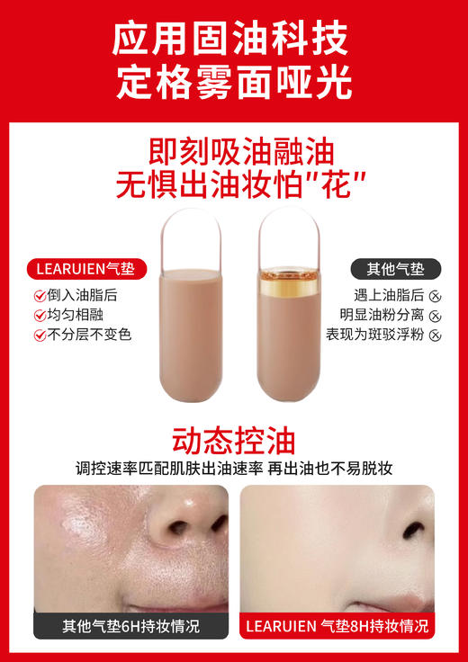 黎芮恩·3分钟成膜雾光精华养肤气垫大容量15g  +替换装15 商品图6
