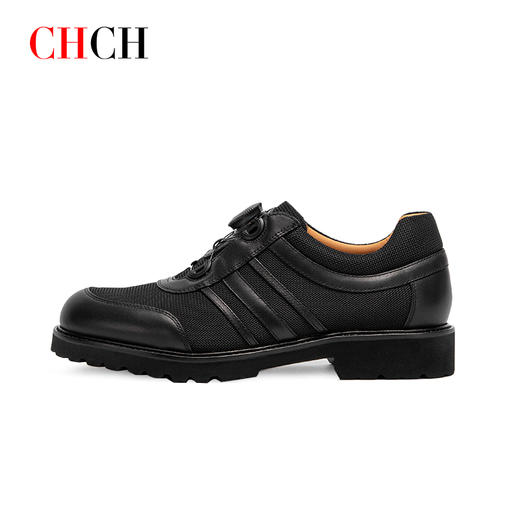 CHCH平衡鞋2024秋冬新品头层牛皮旋转按钮轻便泡发底商务男鞋CO2A2122 商品图4