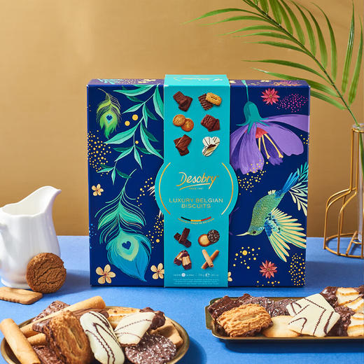 丹卓混合口味巧克力涂层饼干豪华礼盒雀之灵750g/152603 香浓酥脆美妙滋味节日送礼 商品图2