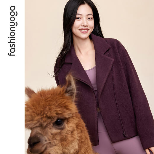 凡圣瑜伽泰迪绒休闲外套F14873 商品图11