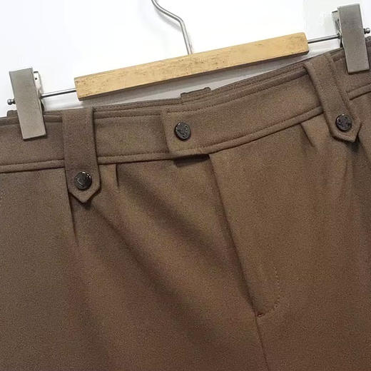 VIVIAN LIU R2415009梅春女装新款时尚斜插兜侧休闲阔腿短裤 商品图3