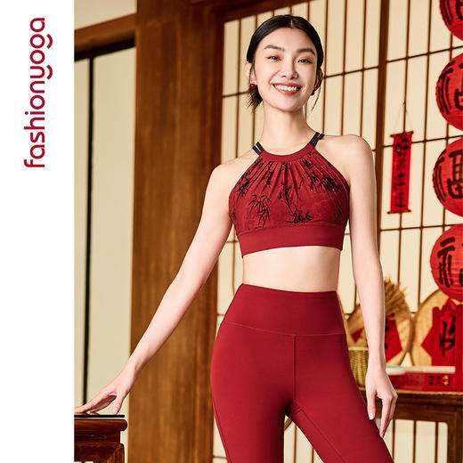 凡圣瑜伽新中式网纱BRA FC14168 商品图8