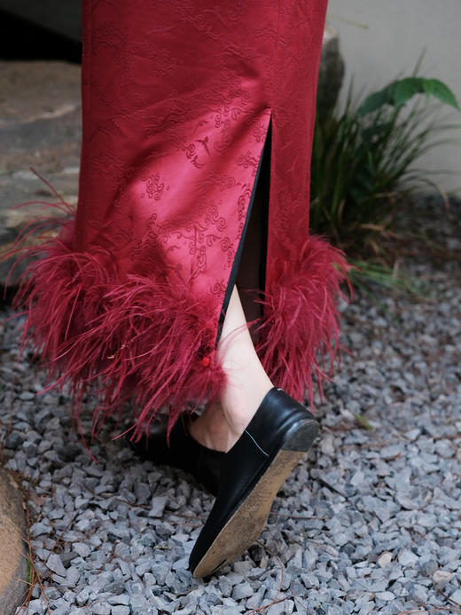 盛唐牡丹| 闲云野鹤丝毛皮草半裙 商品图3