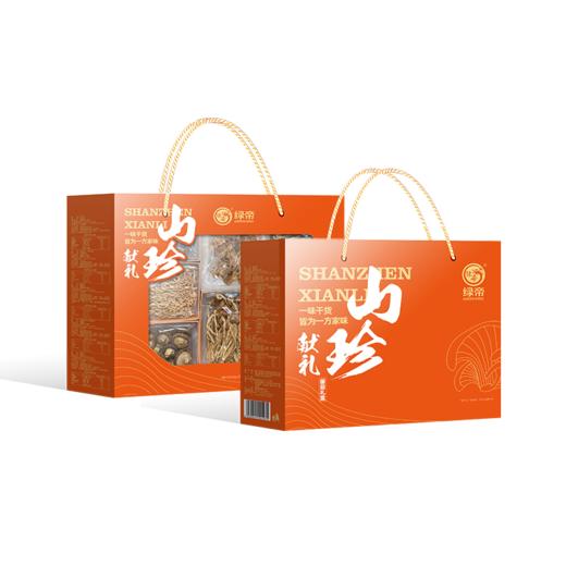 绿帝山珍献礼菌菇礼盒425g 商品图0