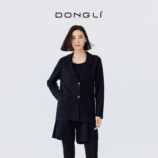 东黎 • 山羊绒女士春夏季精纺西服两粒扣开衫 4211 商品图0