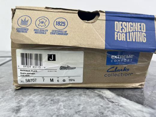 瑕疵Clarks/其乐 Markman Plain男士秋季商务休闲皮鞋乐福鞋 商品图3