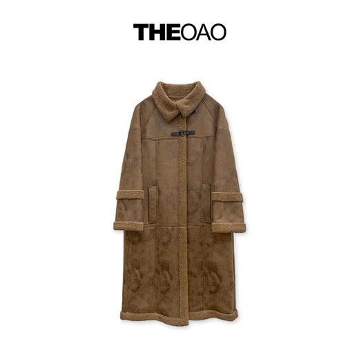 皮毛一体长外套 商品图0