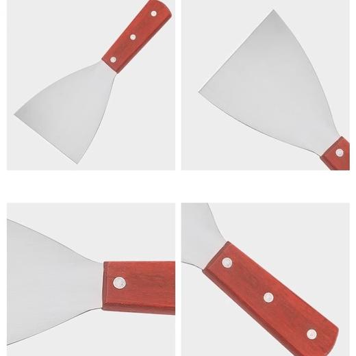 木柄斜口铲刀 大号/小号斜口铲刀 多用途 牛排铲手抓饼提拉米苏铲刀 商品图1