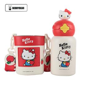 【一般贸易】杯具熊星辰双饮保温杯（公仔Hello Kitty） 600ML