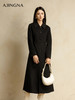 【商场同款】阿菁娜2024冬季新款经典赫本风收腰大衣A30D211020 商品缩略图2