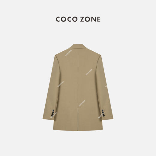 COCO ZONE 高级感气质西服双排优雅通勤风西装外套23C19271 商品图1
