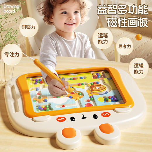 【益智成长多功能磁性画板，萌趣早教多款画板】新品益智多功能磁性兔子画板 萌趣可爱 亲子互动 走迷宫儿童启蒙玩具-QQ 商品图1