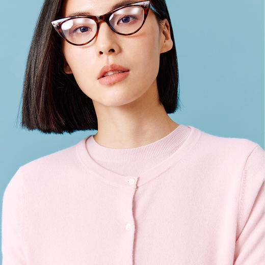 东黎 • 小山羊绒女士秋冬圆领开衫 21C208 商品图6