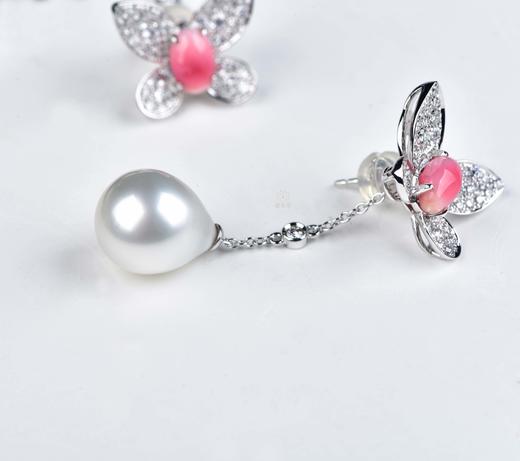 【蝶舞】海螺珠珍珠耳坠-ZZ12410017 商品图5