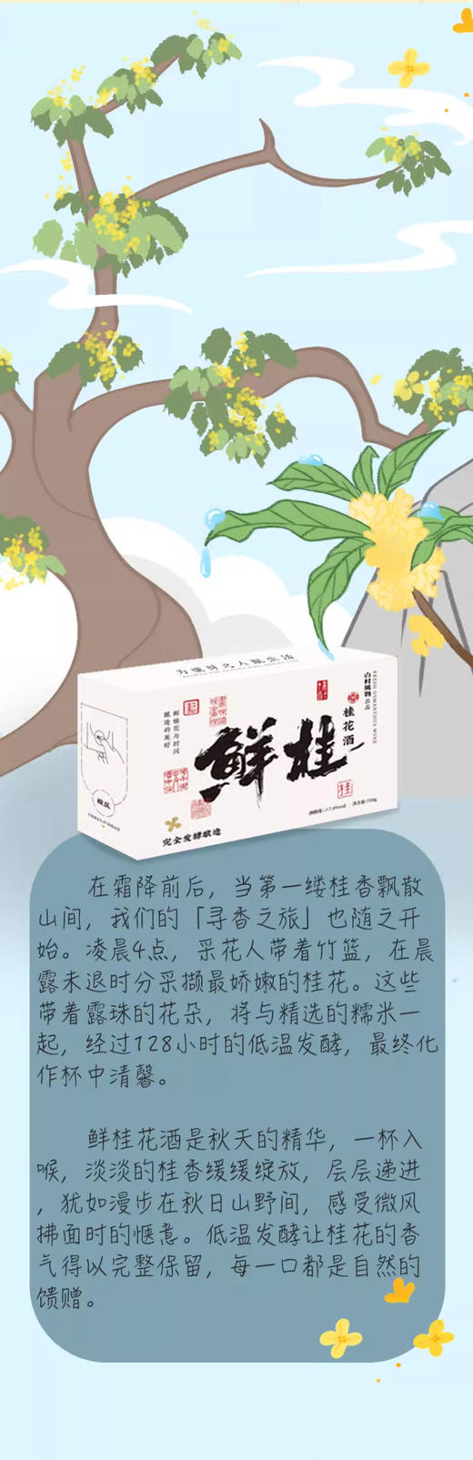 鲜桂花酒 鲜桂花和桂花露双重发酵 手工酿制 这米酒 不同凡响 传统古法自酿 炙烤工艺造就 |百里食 商品图7