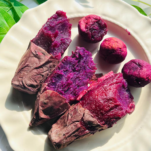 云南蜂蜜紫薯 番薯 香甜软糯 4斤彩箱装 商品图2