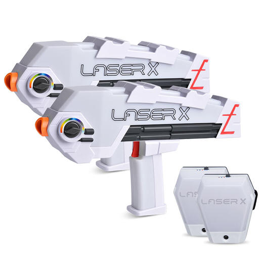 欢乐加Laser-x炫彩酷炫电动玩具枪CS真人吃鸡对战枪男孩 生日礼物 官方标配 商品图4