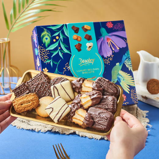 丹卓混合口味巧克力涂层饼干豪华礼盒雀之灵750g/152603 香浓酥脆美妙滋味节日送礼 商品图3